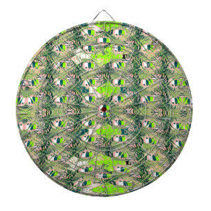 Eco Africa Motif – Nature-Inspired African Art Dartboard With Darts