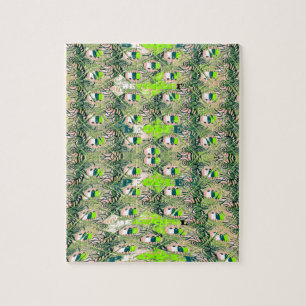 Eco Africa Motif – Nature-Inspired African Art Jigsaw Puzzle