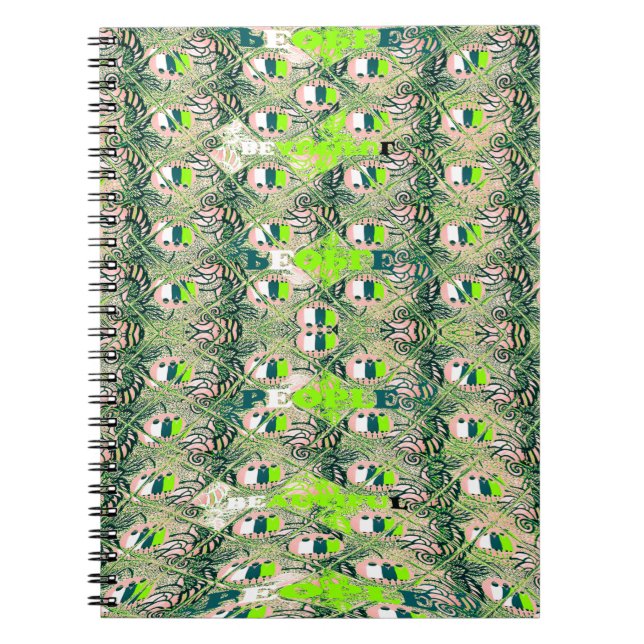 Eco Africa Motif – Nature-Inspired African Art Notebook (Front)