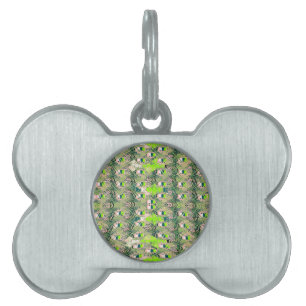 Eco Africa Motif – Nature-Inspired African Art Pet Name Tag