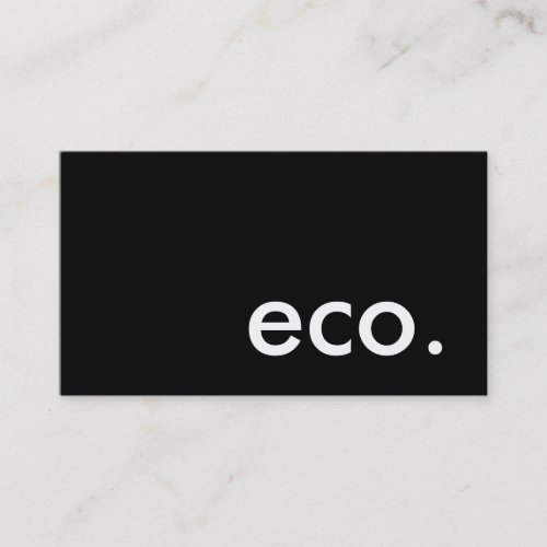 eco business card