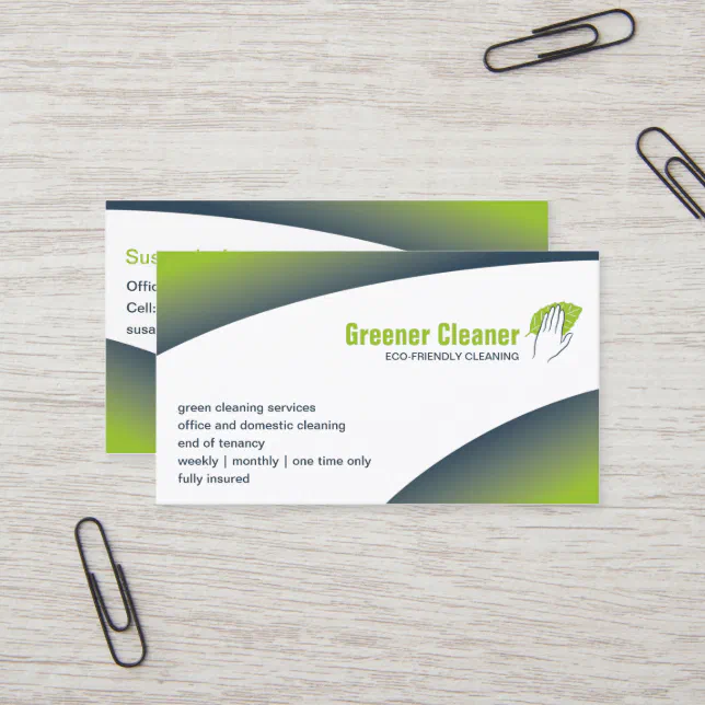 Eco-cleaning Business Card 