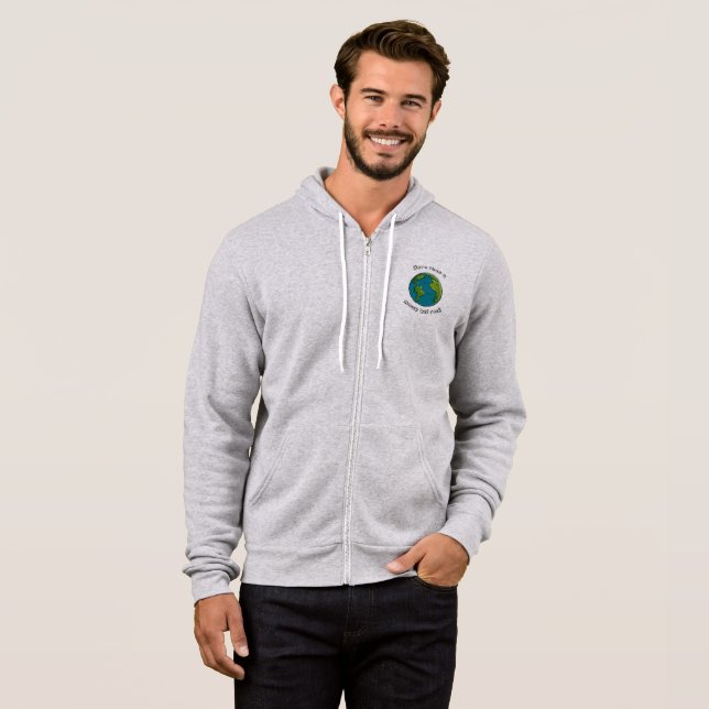 Eco conscious funny T-Shirt "Save Planet Earth" Hoodie (Front Full)