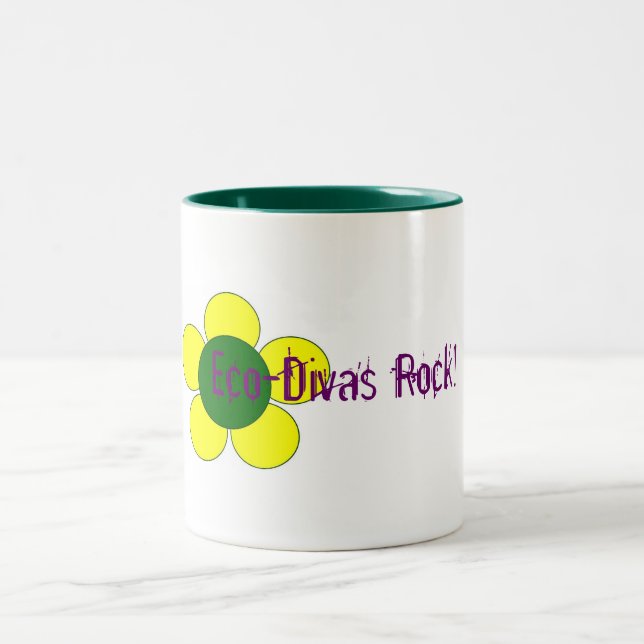 Eco-Divas Rock! Mug (Center)