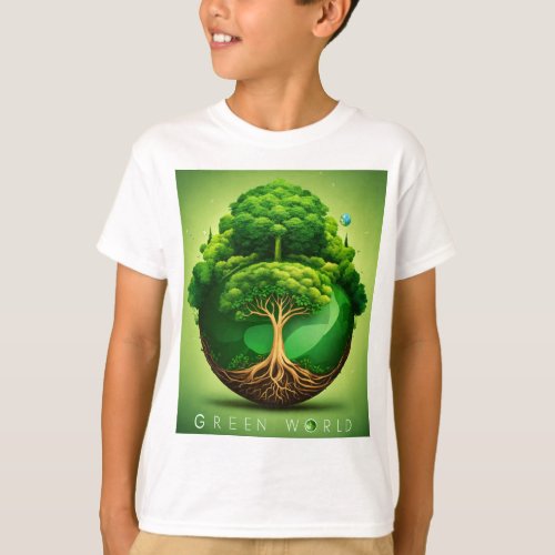  Eco Elegance Green Logo T_shirt   T_Shirt