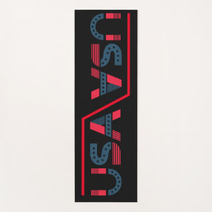 Eco Friendly Black Background Yoga Mat