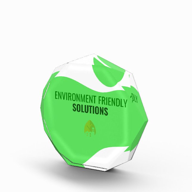 Eco-Friendly Business Awar Design Acrylic Award (Right)