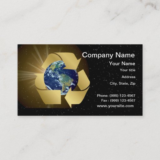Customizable Eco Friendly business card