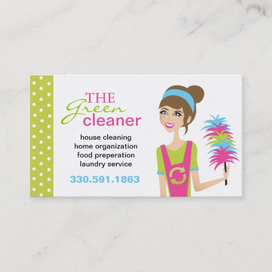 Cleaning Service Business Card