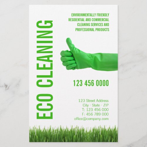 Eco Friendly Cleaning Services flyer