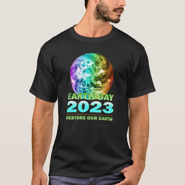Eco Friendly Clothing for Earth Day 2023 Anniversa T-Shirt (Front)