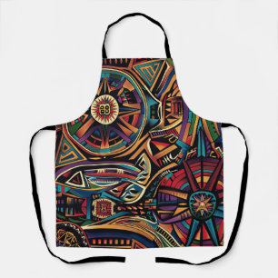 Eco-Friendly Cyan "Chronicle of the Ancients" Apro Apron