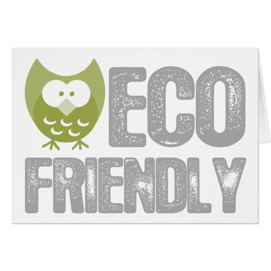 Eco Friendly Design! Ecology product! Card