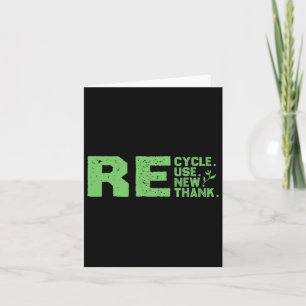 Eco-friendly Design Recycle Card
