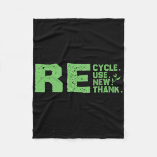 Eco-friendly Design Recycle Fleece Blanket