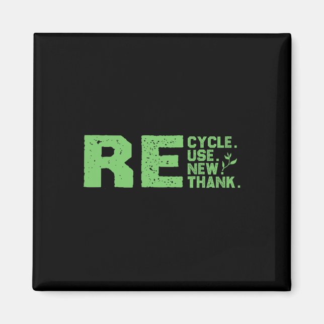 Eco-friendly Design Recycle  Magnet (Front)