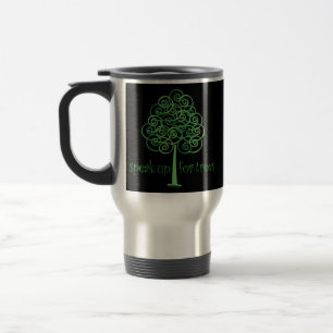 Eco-Friendly, Earth-Friendly, Love Trees Travel Mug