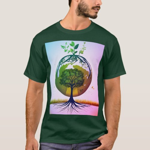 Eco_Friendly Environmental Awareness T_Shirt 