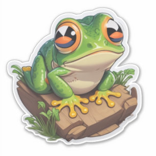 Eco-Friendly Frog Stickers Fun with a Purpose