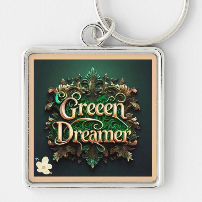 "Eco Friendly Future" Keychain (Front)