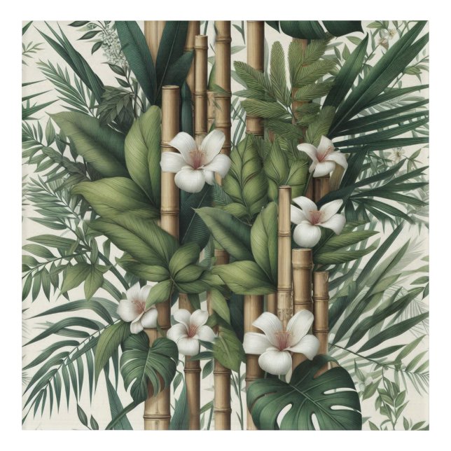 Eco-friendly Gardens and Buildings in Harmony  Acrylic Print (Front)