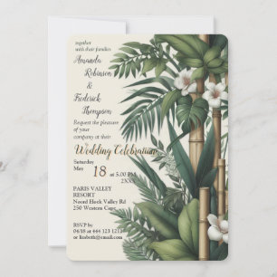 Eco-friendly Gardens and Buildings in Harmony  Invitation