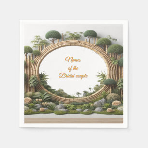 Eco-friendly Gardens and Buildings in Harmony Napkins