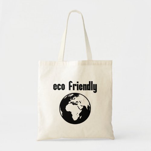 Eco Friendly Go Green Climate Change Tote Bag