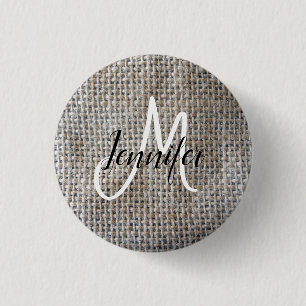 Eco friendly Gray Wool for good look Cotton Fabric Button