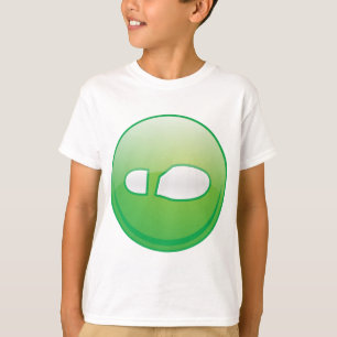 Eco-Friendly Green Footprint Icon T-Shirt