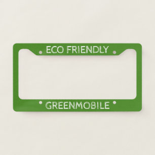 Eco Friendly Greenmobile   Clean Energy Green License Plate Frame