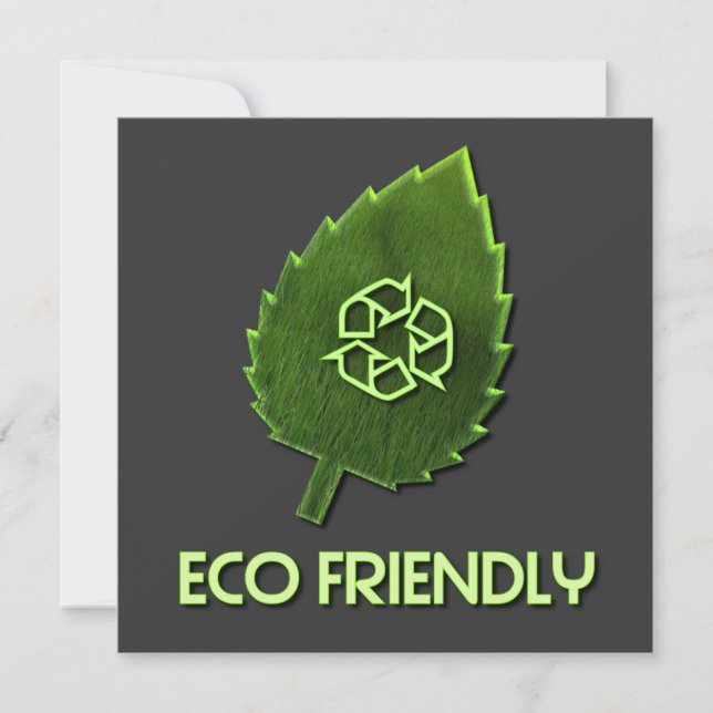 Eco Friendly Invitation (Front)