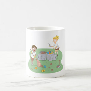 Eco-Friendly Kids Cleaning Campsite Recycling Coffee Mug