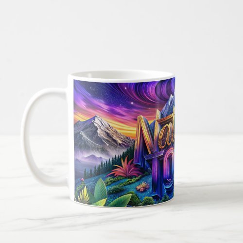 Eco_Friendly Leaf Design Mug _ Natures Touch