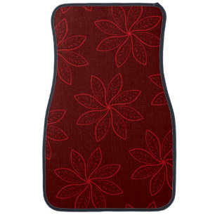 Eco-Friendly Leaves Print Car Floor Mat