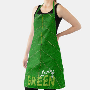 Eco Friendly Living Green Apron