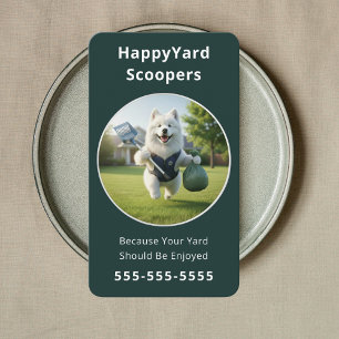 Eco-Friendly Pet Waste Removal Dog Waste Cleanup Business Card