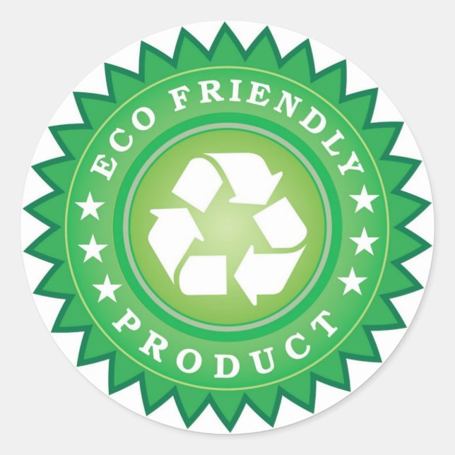 eco-friendly-product stickers (Front)