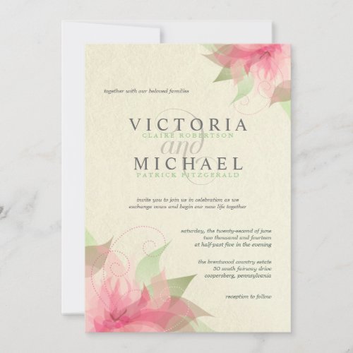 Eco-Friendly Recycled Paper Wedding Invitations