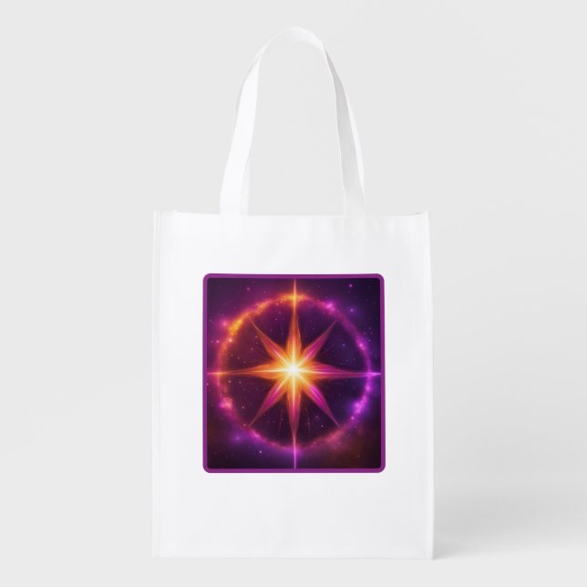 Eco-Friendly Reusable Grocery Bag (Front)