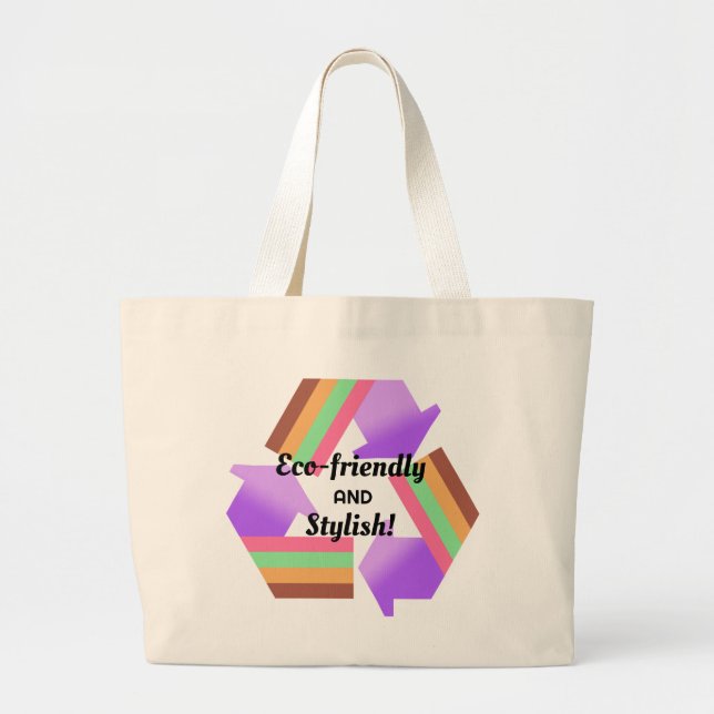 Eco-friendly Stylish Tote Bag (Front)