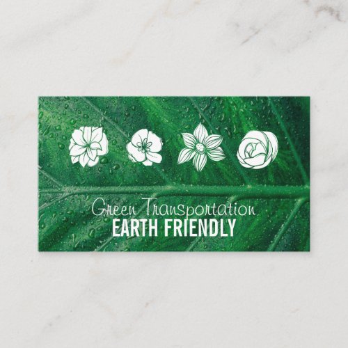 Eco Friendly  Transport  Landscape  Outdoors Business Card