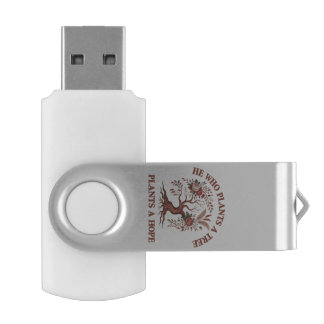 Eco Friendly Tree Day USB Flash Drive