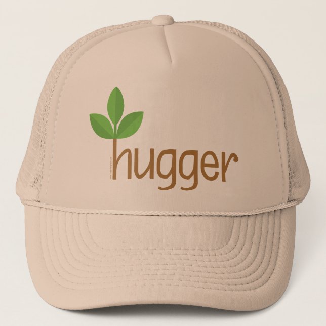 Eco Friendly Tree Hugger Trucker Hat (Front)