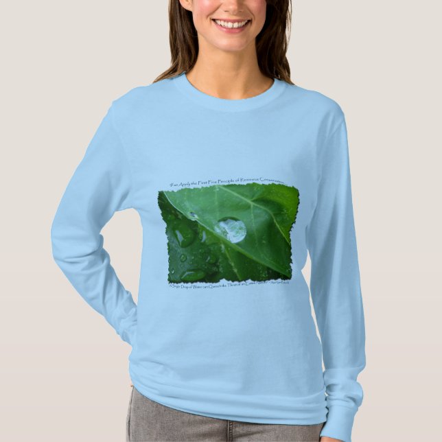 ECO FRIENDLY WATER CONSERVATION Gifts & Gear T-Shirt (Front)