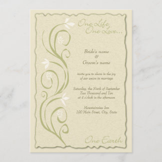 Eco-Friendly Wedding Invitation