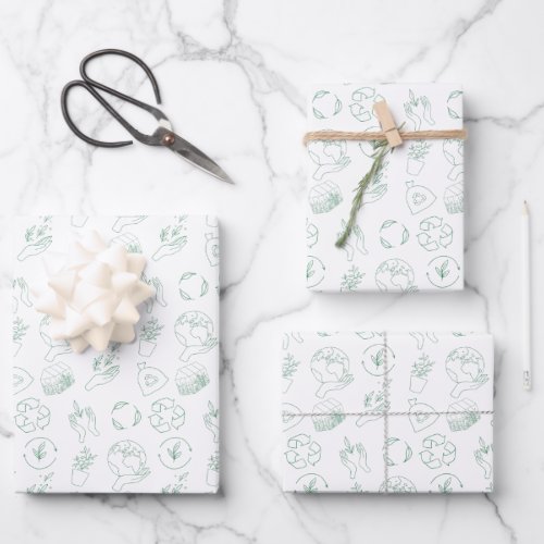 Eco Friendly Wrapping Paper Sheets