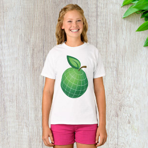 Eco Globe Fruit Green Earth Leaf Sphere  T-Shirt