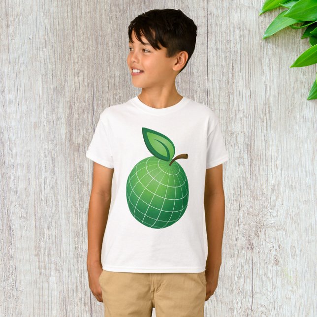 Eco Globe Fruit Green Earth Leaf Sphere  T-Shirt (Creator Uploaded)