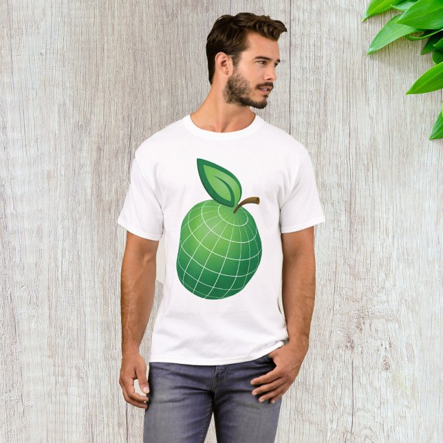 Eco Globe Fruit Green Earth Leaf Sphere  T-Shirt (Creator Uploaded)